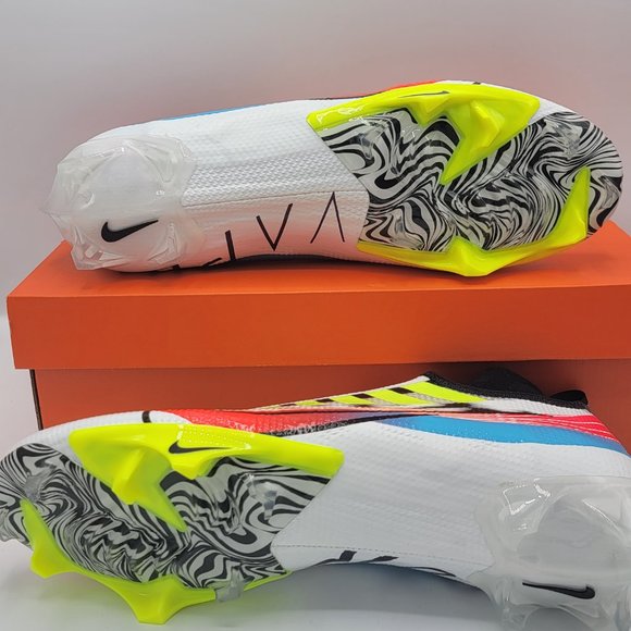 Nike Vapor Edge Elite 360 Football Cleats Mens size 13 White Volt OBJ DR5398-100 main image 10